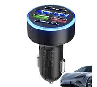 100w Usb Fast Car Charger - Portable Car Charger 12-24v - Cars Chargers Tools with Digital Display, Cars Chargers for Phones the Charging Needs of Most Equipment