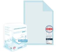 100x ARNOMED empapador incontinencia desechable Ligero, empapador Absorbente 60x90cm, Cambiador bebé desechable, empapador 5 Capas celulosa Cama para incontinencia, empapador Cama desechable