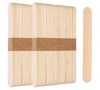 100x palitos de madera, espátula de madera, palitos de helado 15x1.8cm, espátula de madera DIY, para manualidades, espátula para cosmética, espátula de madera, accesorios para manualidades
