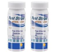 100X Piscina & Spa - Papel De Detección De Calidad,Análisis Rápido PH, Cloro, Alcalinidad | Multifuncional Para Piscina, Acuario Resultados