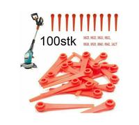 100x Plastic Blades Replacement Blades for Gardena Grass Trimmer Easycut Li-18/23r (100pcs)