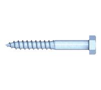 100x Tornillos De Llave Tornillos Hexagonales DIN 571 10 × 60 Mm Galvanizados