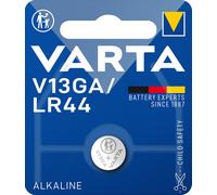 100x VARTA pila de botón manganeso alcalino LR44 LR1154 357A GPA76 82 1,5 V V...