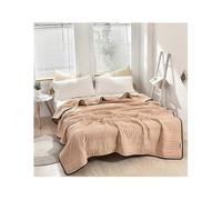 (100x150,Camel)The Ultra Cooling Blanket For Full & Twin Beds Ultra Soft Washable Blankets For Adults Kids