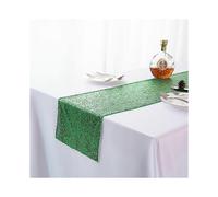 (100x150cm,green)Table Runner "gold Sequin Tablecloth Table Tape"
