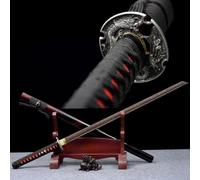 (101 cm) Katana de palisandro con vaina,espada samurái Bokken entrenamiento madera hecha a mano,Katana japonesa,para accesorios de cosplay anime Iaido Prop Regalos cumpleaños Navidad hombres y mujeres