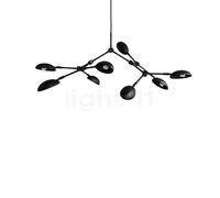 101 Copenhagen Drop, lámpara de araña, negro mate - Anch.111 cm - 500 cm