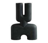 101 Copenhagen Jarrón Cobra Double Medio 34x47 cm Negro