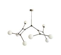 101 Copenhagen Lámpara de araña Drop Chandelier Bulp grande Grey