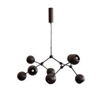 101 Copenhagen Lámpara de araña Drop Chandelier Globe mini Burned black