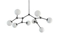101 Copenhagen Lámpara de araña mini Drop Chandelier Bulp Gris