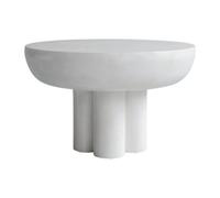 101 Copenhagen Mesa auxiliar Crown low Ø65 cm bone white