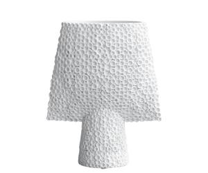 101 Copenhagen [W0724] W0724] Jarrón cuadrado de shisen, mini - hueso blanco, 25 cm de alto x 9 cm de ancho x 20 cm de largo