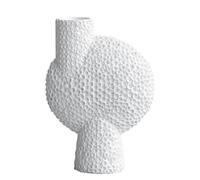 101 Copenhagen [W0724] W0724] Jarrón Sphere Bubl Shisen, Medio - Hueso blanco, 25,5 cm de alto x 8,5 cm de ancho x 18,5 cm de largo