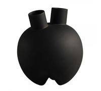 101 Copenhagen [W0724] [W0724] Sumo Jarrón, Horns - Coffee - Coffee, H 27 cm x W 24 cm x L 24 cm -