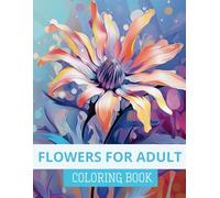 101 Flowers Adult Coloring Book