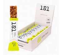 101 Other Level Barritas Energeticas Pack 30 x 51 g - Sabor Pistacho y Chocolate Negro - 28% Copos de Avena, Arroz Extrusionado y MCT C8, SIN GLUTEN - VEGAN PROTEIN - Barritas Energeticas Ciclismo