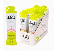 101 Other Level Gel Energetico Fresa y Crema - Pack 24 Geles x 81g- Geles Energeticos Ciclismo - Rico en Carbohidratos 56 gr, Maltodextrina y Fructosa - SIN GLUTEN - Vegano