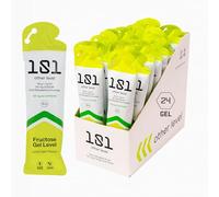 101 Other Level Gel Energetico Lima con Cafeina - Pack 24 Geles x 81g - Geles Energeticos Ciclismo - Rico en Carbohidratos 56 g Maltodextrina y Fructosa - SIN GLUTEN - Vegano