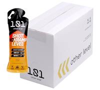 101 Other Level Shot No Kramp Pack 24 Geles de 61 gr - Sabor Energy - Anticalambres Musculares Líquido para Ciclismo, Running y Trail - Electrolitos de Rápida Absorción