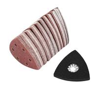 101 Piezas Juego de Lijado con Almohadilla Triangular y Hojas de Lija para Multiherramientas