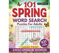 101 Spring Word Search Puzzles for Adults