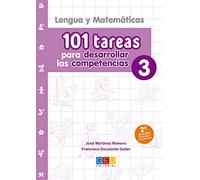 101 tareas para desarrollar las competencias. Cuaderno 3 / Editorial GEU / 3º Primaria / Mejora lengua y matemáticas / Con actividades sencillas
