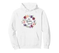 101 Years Loved Floral 101th Birthday Women 101 Years Loved Sudadera con Capucha