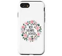 101 Years Loved Women Men 101 Years Old Cool 101st Birthday Carcasa para iPhone SE (2020) / 7 / 8