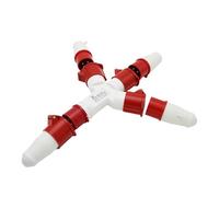 1012/1013/1023 enchufe industrial multifuncional de tres vías tipo Y impermeable 3/4/5 núcleos 16A32A envío gratis(1014 4 core 16A one point three)