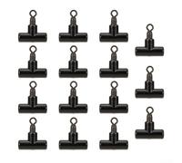 1015pcs Heavy Duty Carp Fishing Rolling Swivels for Zip Sliders Rigs Connect Line Slide Fishing Beads (15pcs)