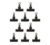 1015pcs Heavy Duty Carp Fishing Rolling Swivels for Zip Sliders Rigs Connect Line Slide Fishing Beads (10pcs)