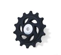 1018T rueda de polea de desviador trasero Mech con rodamientos mecanizados CNC para un funcionamiento fiable y eficiente del engranaje en bicicletas híbridas y de carretera (14T)