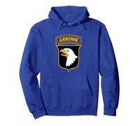 101st Airborne Division Sudadera con Capucha, Unisex para Adultos, Azul Real, XXL