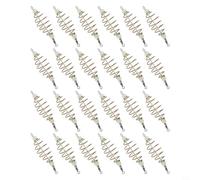 1024pcs Spring Feeder Rig with Sinker and Bait Feeder Cage for Carp Fishing to Hold Bait Firmly on Main Line (24PCS)