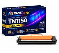 1024TONER TN1150 Tóner Compatible con Brother TN-1150 con Chip, Negro, 1.000 Páginas, para HL-L1240W HL-L1242W HL-L1242WXL DCP-L1640W DCP-L1642W DCP-L1642WXL DCP-L1660W