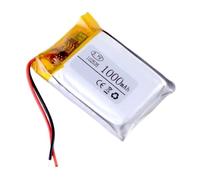 102535 de 3,7 V y 1000 mAh (1 Unidad)(1.25 2Pin)