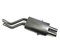 1026156 Escape deportivo 2 x 76 mm redondo afilado para 3 E46 320 323 325 328 330 EG ABE