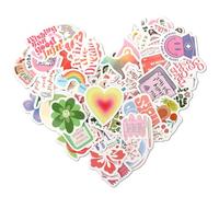 103 Piezas Pegatinas Aesthetic Rosa Stickers Scrapbooking de Botánico y Animales Vinilo Impermeable Pegatinas Decorativas para Bullet Journal Diario Portátil Botella de Agua Maleta y Manualidades