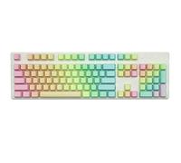 104 Keycaps OEM Perfil Doble Disparo Shine Cara Impresa PBT Keycaps ANSI Conjunto de Claves para el Teclado de Cherry MX Mecánica (El Teclado no está a la Venta)