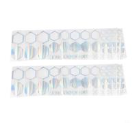 104 pegatinas con diseño de panal para coches, SUV y camiones, rayas de carrocería de carreras para decoración exterior de automóviles (coloridas)