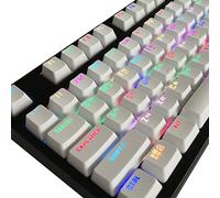104 teclas ABS retroiluminadas OEM Russian Korean Key Cover para teclado de juegos