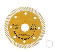 105 * 20 * 1.2 mm Diamond Circular Saw Blade Corte de discos Rueda de la rueda de piedra Cerámica de cerámica ideal para cortes lisos rápidos