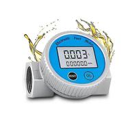 (1061) Caudalímetro de turbina, medidor de flujo de combustible digital e impermeable, 2,37-26,41 gpm,