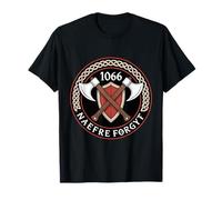 1066 Naefre Forgyt Nunca Olvides la Historia del Patrimonio Medieval Camiseta
