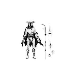 106849 TNMT MIRAGE ELITE FOOT NINJA GUARD BW AF