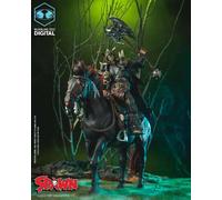 McFarlane Toys - Bloodaxe con Caballo (aparición: la Edad Oscura) Figura de acción de 7 Pulgadas, Paquete de 2 coleccionables Digitales