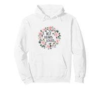 107 Years Loved Women Men 107 Years Old Cool 107th Birthday Sudadera con Capucha