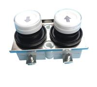 108-22-1P /108-22-2P 250V 16A interruptor de botón de polipasto eléctrico a prueba de lluvia interruptores de Control microeléctricos for grúa(LA108-22-2P)