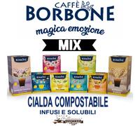 108 Cápsulas Caffè Borbone Mezcla De Bebidas Soluble a Elegir Filtro Papel 44MM
